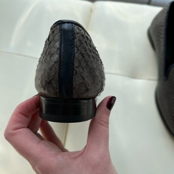 Dapper Lane Audrey Python Loafers - size 10.5 - Picture 3 of 11